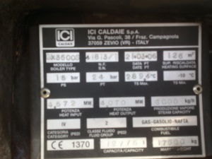 Котел паровой ICI caldaie GX 3500