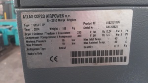 Винтовой компрессор Atlas Copco GX 5EP-10FF в комплекте с фильтрами