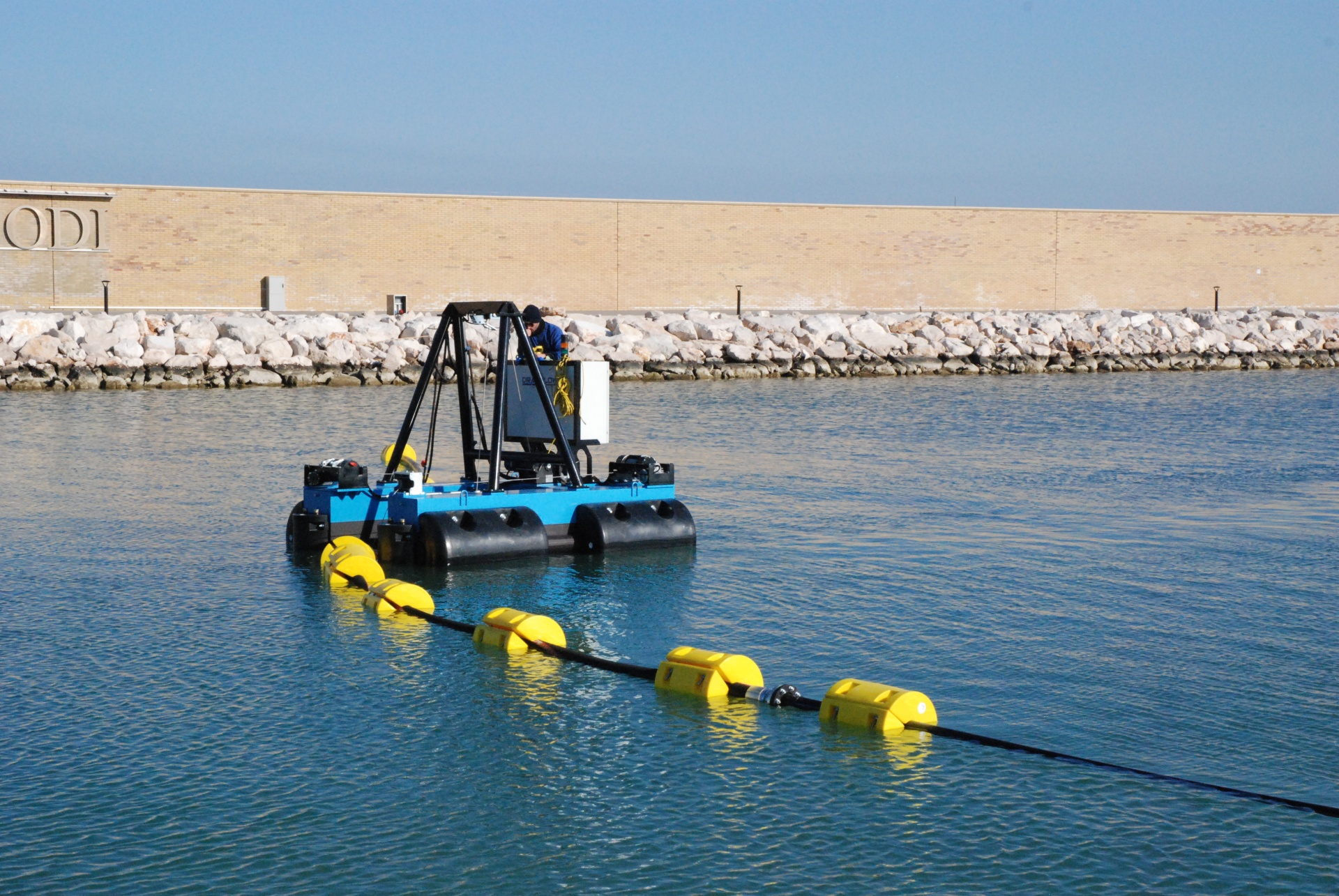 Земснаряд для очистки колодцев