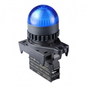 L2RR-L1BL (MC2-PIDR-L) контрольная лампа синяя (полукруглая головка) Autonics