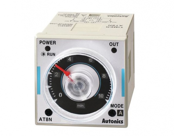 AT8N 100-240VAC/24-240VDC аналоговый таймер Autonics