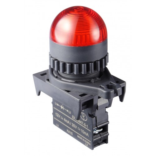L2RR-L1RD (MC2-PIDR-D) контрольная лампа красная (полукруглая головка) Autonics