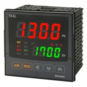 TK4L-T4RC 100-240 VAC температурный контроллер (ПИД,96х96, вых. сигн.1+RS485,вых1 реле,вых2 ТТР+ток) Autonics