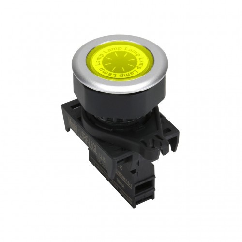 L3RF-L3YD контрольная лампа с плоским плафоном утопленная желтая Autonics