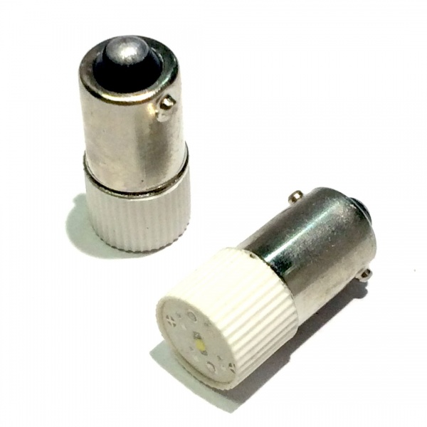 BA9S-LED-42-48VAC/DC-W Светодиодные лампочки, цоколь BA9S, белого цвета 42-48 Вольт 50 Hz