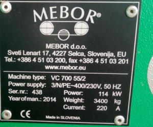 Mebor ( многопильный станок)
