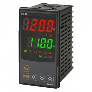 TK4H-14RC 100-240 VAC температурный контроллер (ПИД,48x96, вых. сигн. реле, ТТР+ток+реле) Autonics