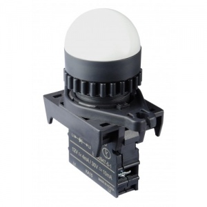 L2RR-L1WD контрольная лампа белая (полукруглая головка) Autonics