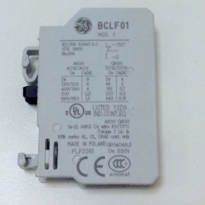 BCLF01 Вспомогательные контакты, монтаж: фронтальный, контакты: NC, GENERAL ELECTRIC