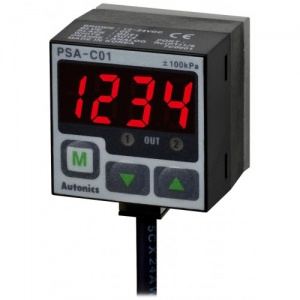 PSA-1-RC1/8 Датчики давления газов с дисплеем и кнопками, 30х30х39мм, Autonics