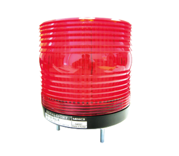 MS115L-F02 24VDC, R cветосигнальная светодиодная лампа Д115мм красный, постоянное/мигающее свеч. Autonics