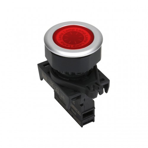 L3RF-L3RD контрольная лампа с плоским плафоном утопленная красная Autonics