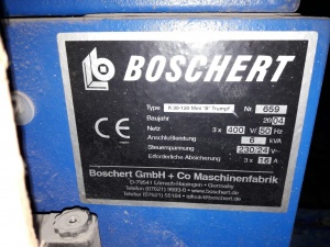 Угловырубной + пробивной комбинированный станок Boschert K 30-120 Mini S