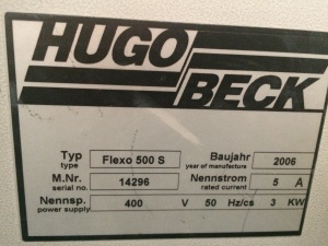 Упаковочная линия hugo beck flexo 500s