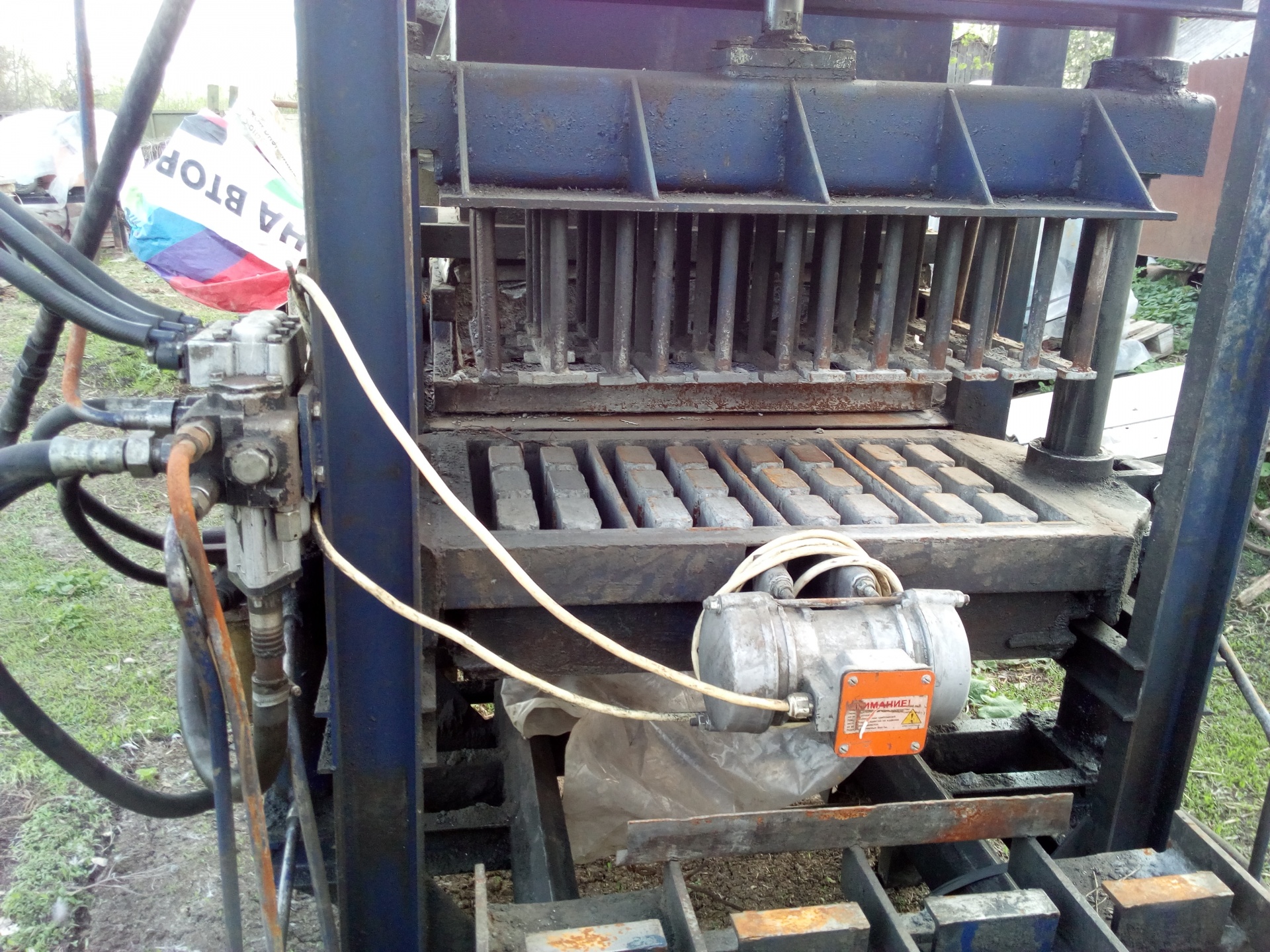 Вибропресс для тротуарной плитки своими руками