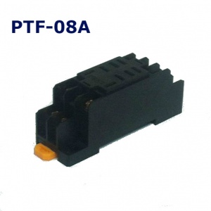PTF-08A Панелька PIN:8, 10А, 250ВAC, H:30мм, W:28,5мм