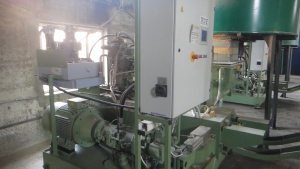Пресс гидравлический RUF-800, пр-во Германия, 2013 год, для производства топливных брикетов из опила