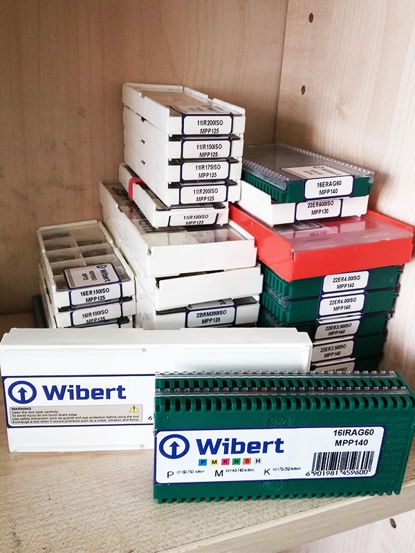 Твердосплавные оригинальные пластины Wibert из наличия и под заказ