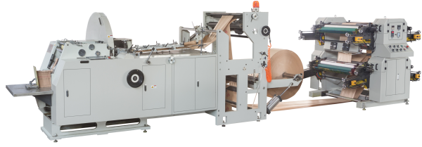 400+YT-4800 Automatic High Speed Paper Bag Machine With Flexo Printing Machine