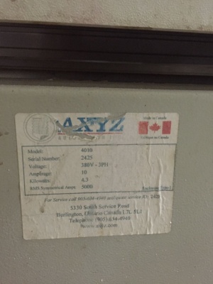 Фрезерно-гравировальный станок AXYZ 4010, 2005 год