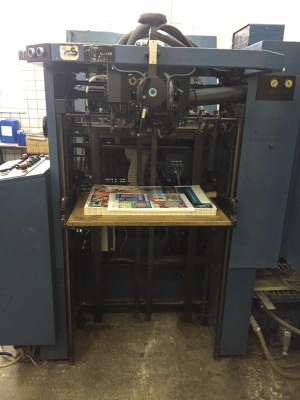 Двухкрасочная печатная машина