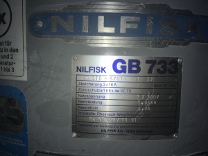 Промышленный пылесос NILFISK GB - 733 в отличном техническом состоянии очень мощный