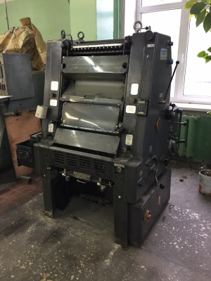 Однокрасочная печатная машина
