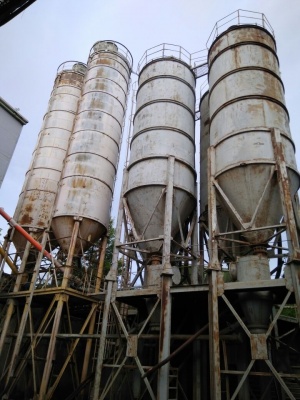 Цементный силос вместимостью 75 и 120 тонн