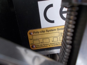 Полуавтоматический клипсатор двойного клипсования Poly-clip PDC 700-F