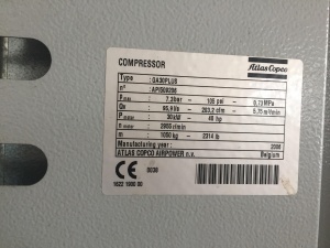 Винтовой компрессор Atlas Copco GA30+ 10FF с ресивером