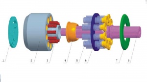 Насос MITSUBISHI MKV33 для бетононасосов