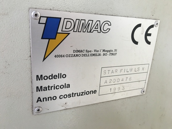 Автоматическая термоусадочная машина DIMAC STARFILM LSX