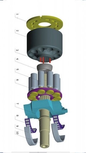 Насос MITSUBISHI MKV33 для бетононасосов