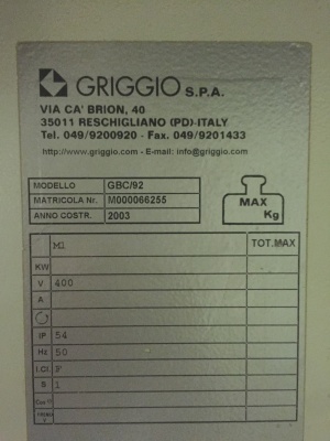 Кромкооблицовочный станок Griggio GBC-92