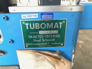 Трубогибочный станок TUBOMAT от компании TRACTO-TECHNIK(Германия)