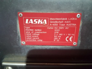 Вакуумный куттер Laska KU 200 V AC
