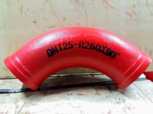 Угол бетоновода DN125*R260*90*