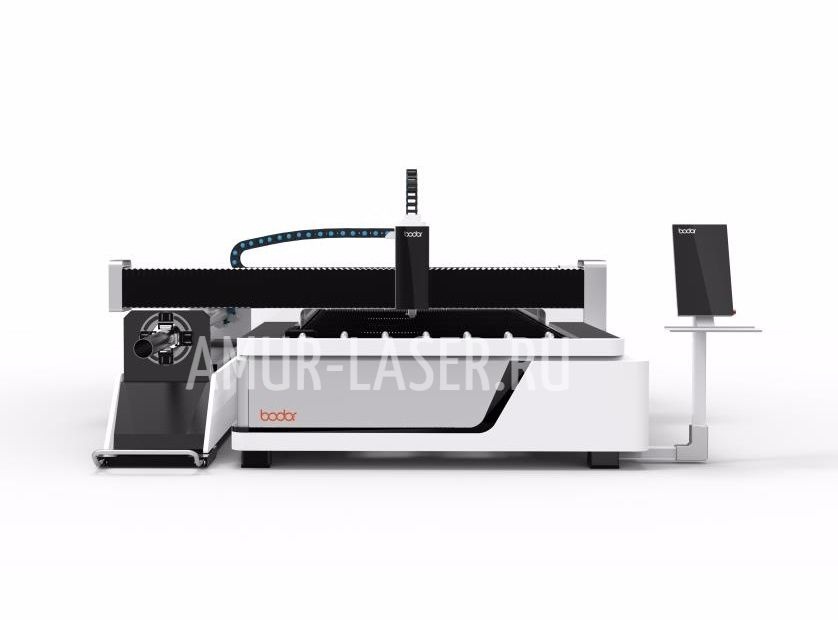 Оптоволоконный лазерный станок двойного назначения F 1530T (1000W/6м ...