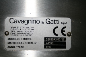 Этикеровочный автомат cavagnino gatti 6000б