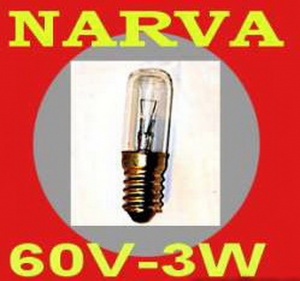 Лампа Narva 60В-3Вт для ж/д транспорта