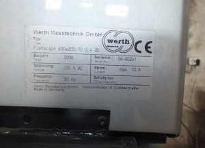 Оптико-измерительная машина Werth Flatscope 400x20