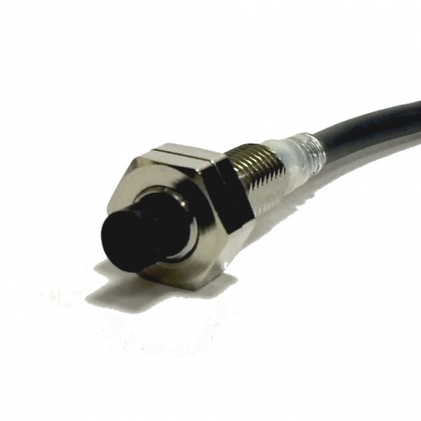 E2AG-S08KN02-WP-C1 2M Индуктивный датчик NPN NO, M8, дист 2 мм, кабель 2м