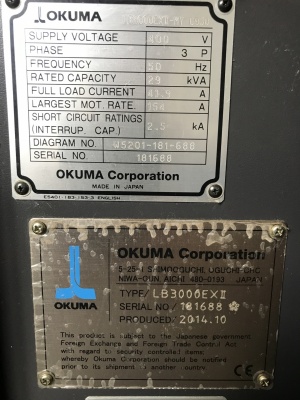 Токарно-фрезерный обрабатывающий центр OKUMA LB3000 EX-II-MY