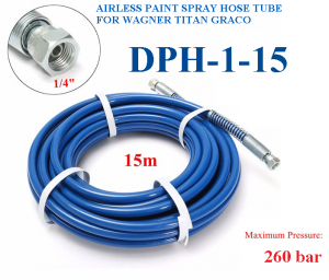Рукав окрасочный DPH-1-15, 230 bar, 1/4" NPSF, 15 м (55781)