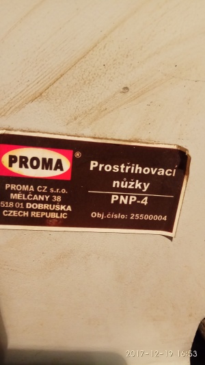 Вырубной штамп Proma PNP-4