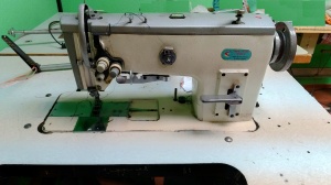 двухигольную швейную машину
