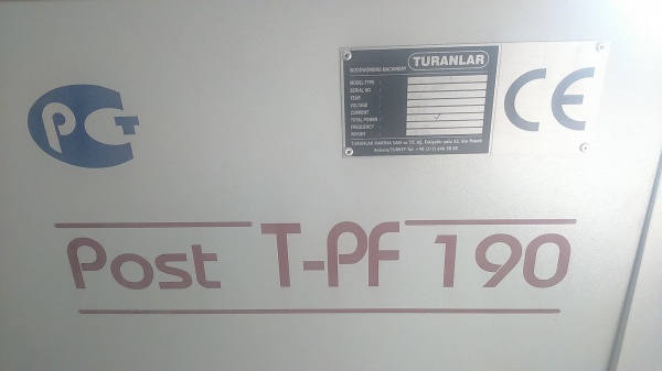 Полуавтоматический станок для постформинга TURANLAR T-PF 190