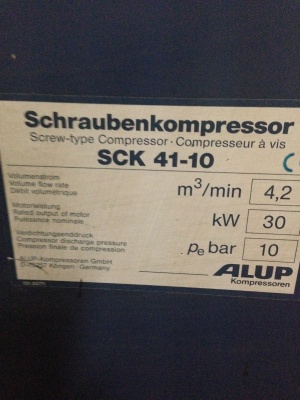 LP compressor ALUP SCK 41-10