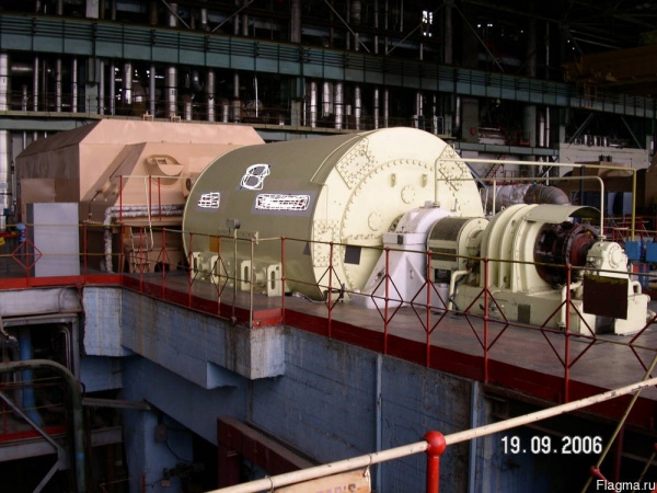 Турбогенератор ТВФ-63 и турбина ПТ-60