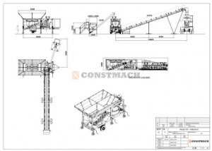 Constmach 30 м3 / ч ЭКОНОМИЧЕСКИЙ БЕТОННЫЙ ЗАВОД